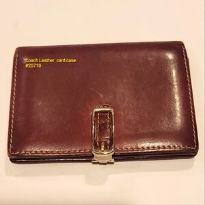 Vintage Coach Leather Card Case